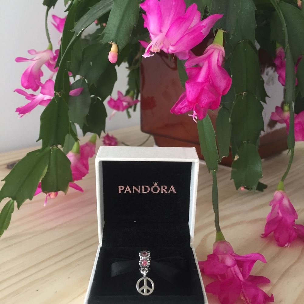 Pandora Peace Sign Charm